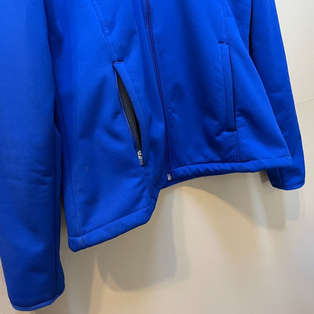 Reebok Full Zip Fleece Jacket Bright Blue Size XS - Picture 8 of 12